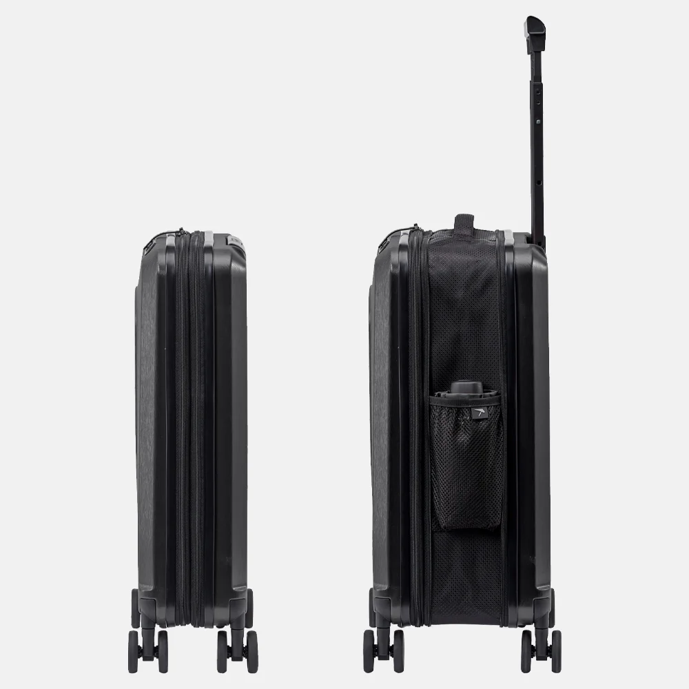 Senz Foldaway handbagage koffer opvouwbaar 55 cm pure black